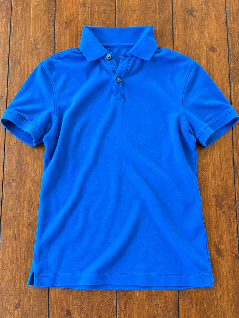 Banana Republic Dress Polo Men’s M Blue Short Sleeve Cotton Polo Shirt